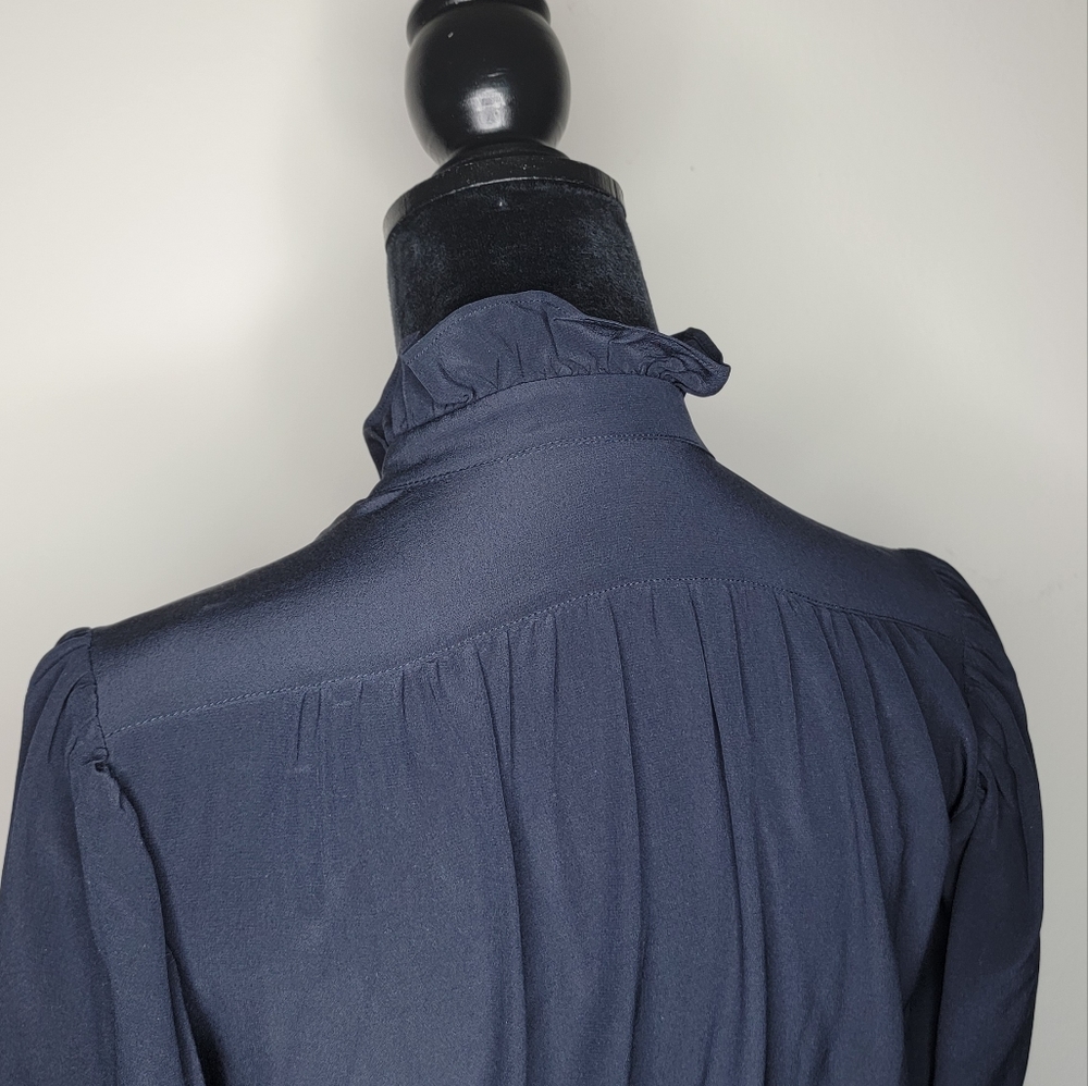 Stella McCartney Meredith blouse Size S  Navy Blue - Picture 9 of 16